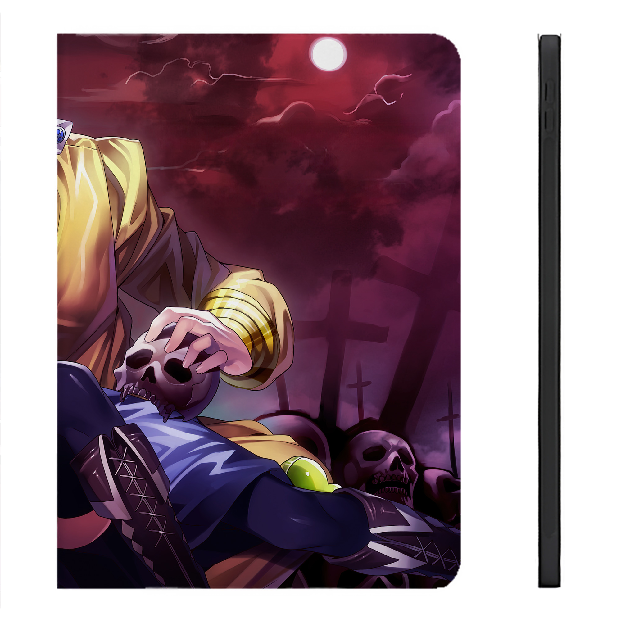（画像用） ジョジョの奇妙な冒険 JoJo's Bizarre Adventure IPadケース ペンホルダー付き ブックスタイルデザイン